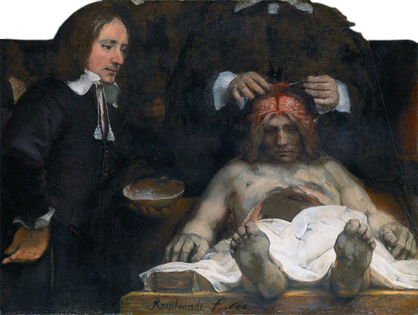 Rembrandt, The Anatomy Lesson of Dr. Deijman - Image credit: Amsterdam Museum, Amsterdam